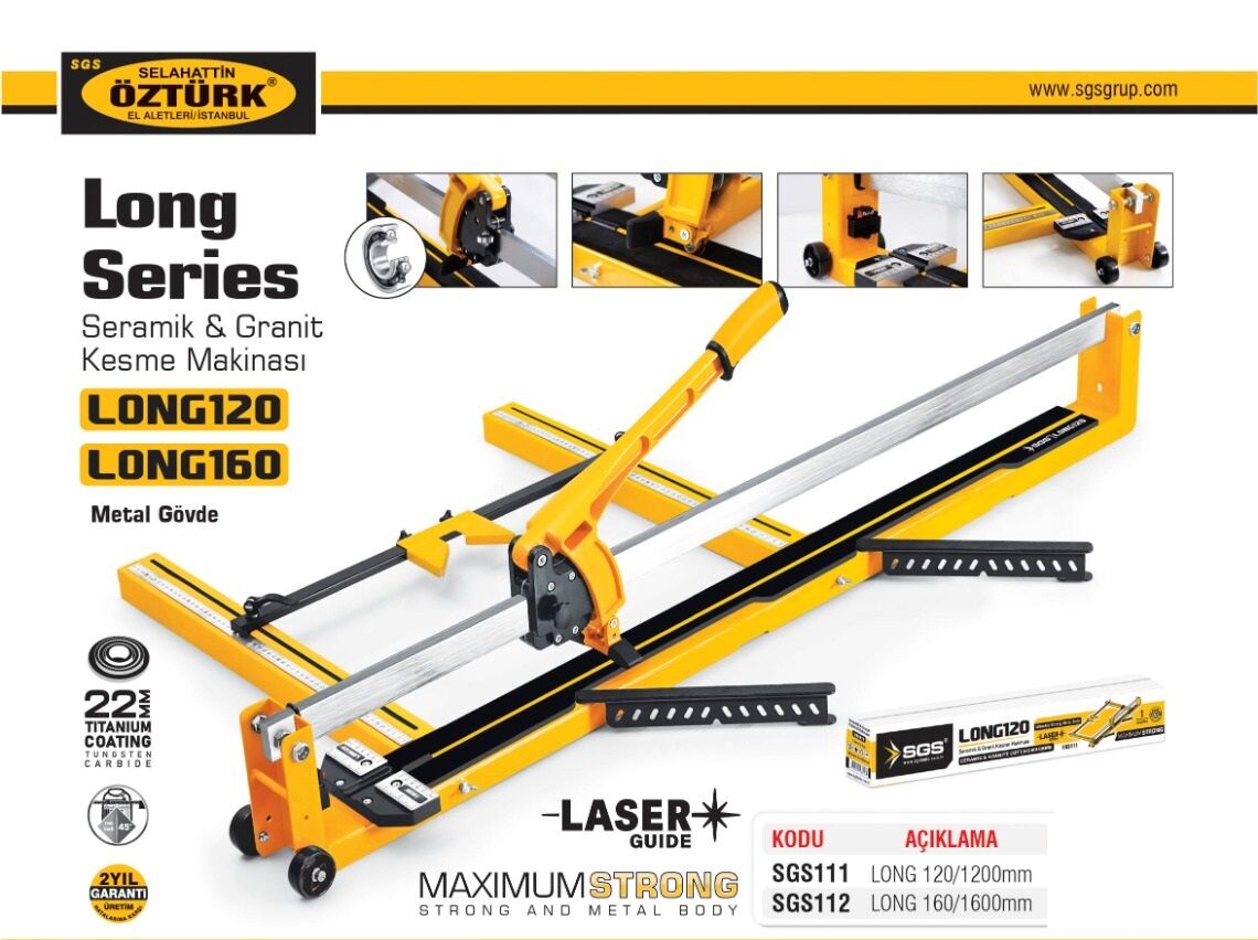 SGS112 SERAMİK GRANİT KESME MAKİNASI LONG160 